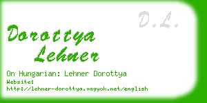 dorottya lehner business card
